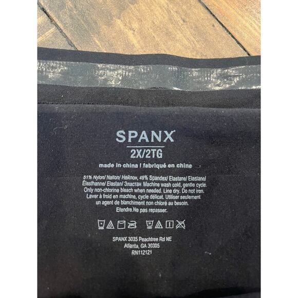 Spanx Black Neutral High Waisted Shapewear Women 2X Intimates Slimming Plus Size - Picture 2 of 7